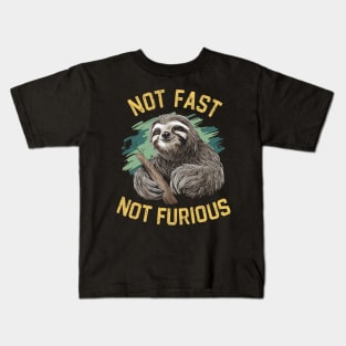 Not Fast Not Furious Kids T-Shirt